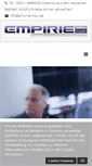 Mobile Screenshot of empirie-gmbh.com