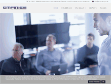 Tablet Screenshot of empirie-gmbh.com